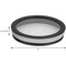 Progress Lighting Cylinder Lens Collection Black 5-Inch Round Cylinder Cover P860045-031 - alternate 5